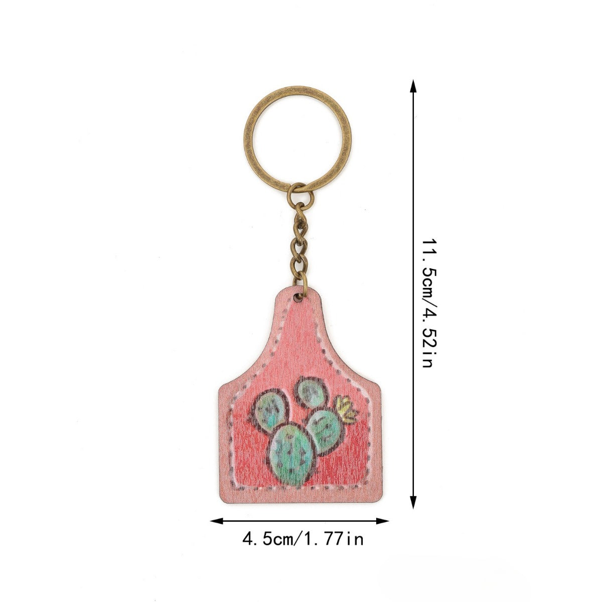 Wholesale of Western Style Leather Keychains