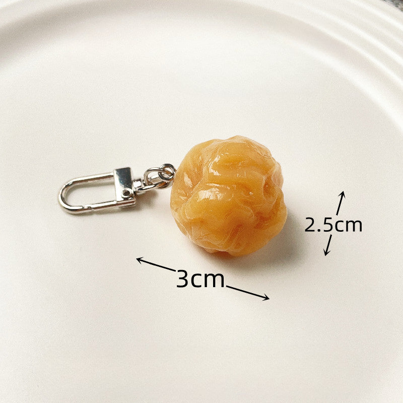 Wholesale Simulation PVC Simulation Fruit Keychain