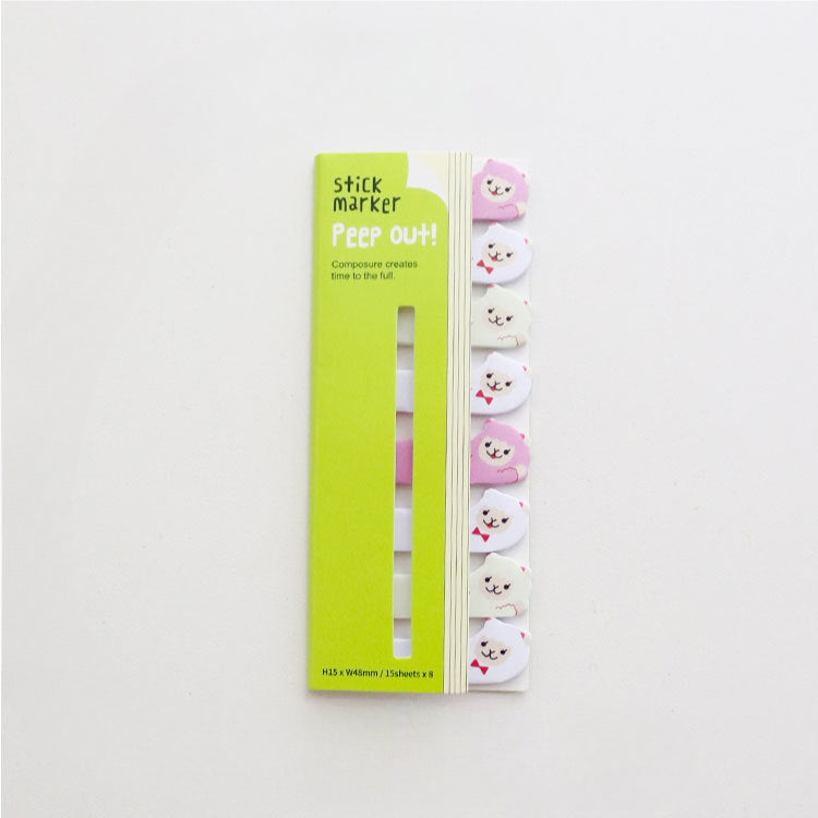 Wholesale Row Animal Paper Self-adhesive Sticky Notes