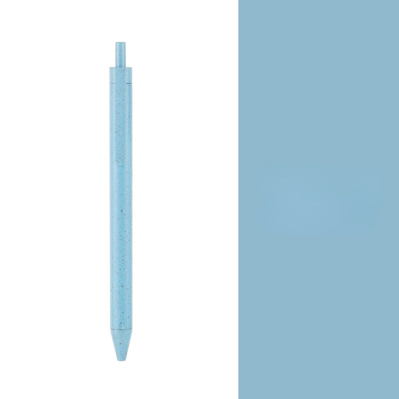 Wholesale Environmentally Friendly Degradable Wheat Straw Button Ballpoint Pen