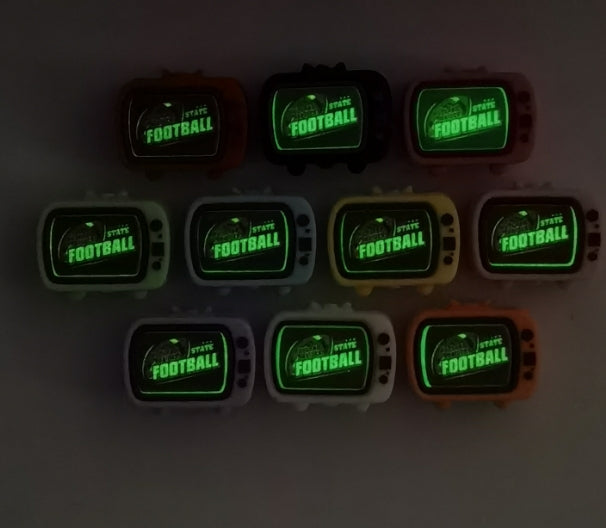 Wholesale 30pcs  Cartoon 3D Luminous Silicone Beads Glow in The Dark Focal Beads