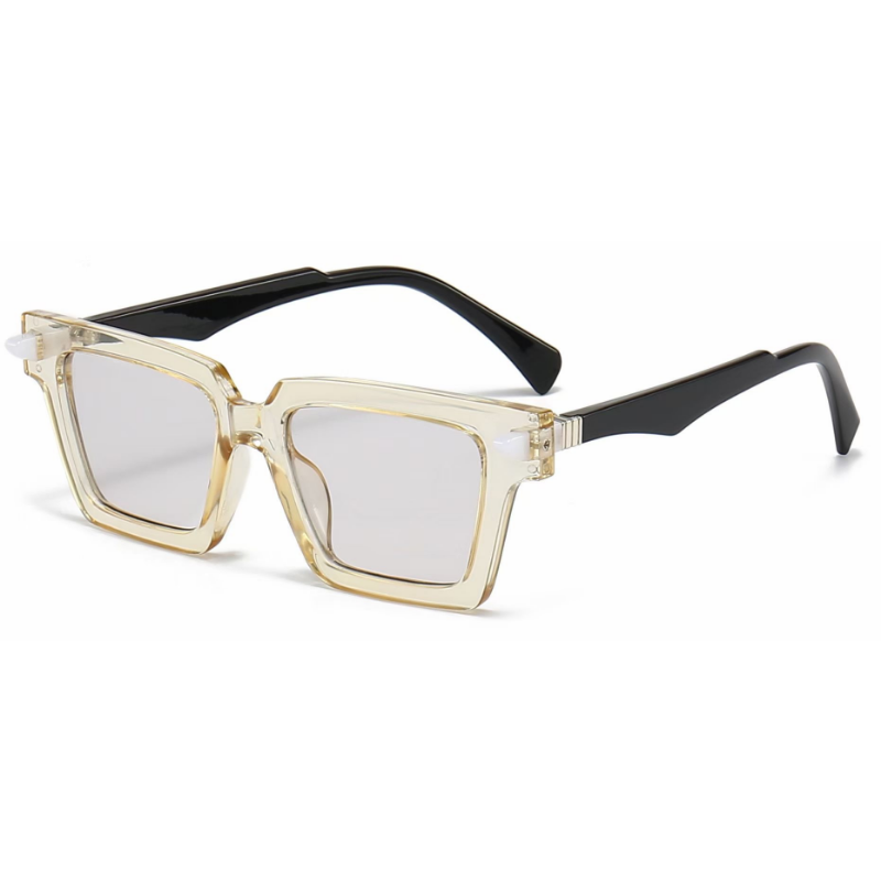 PC al por mayor Gafas de sol irregulares de marco grande