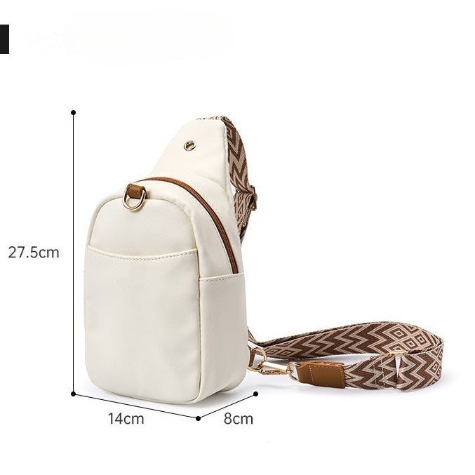 Wholesale Wide Shoulder Strap Multifunctional PU Waterproof Crossbody Bag