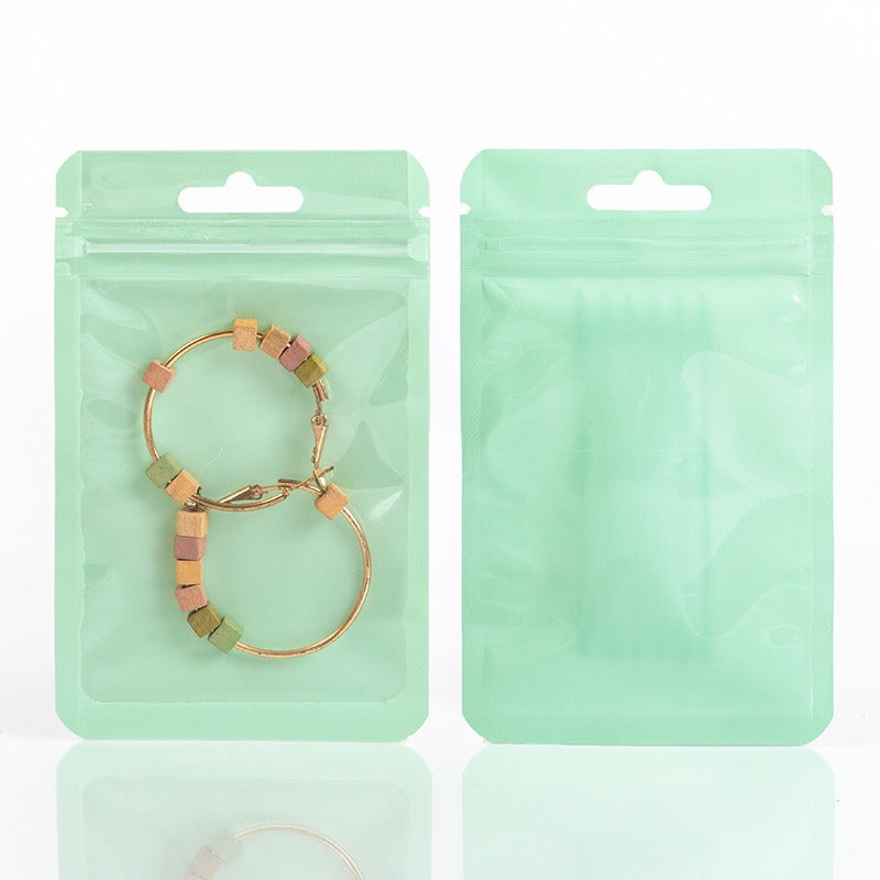 Wholesale 50pcs Color Thickened Transparent Plastic Sealing Storage Bag