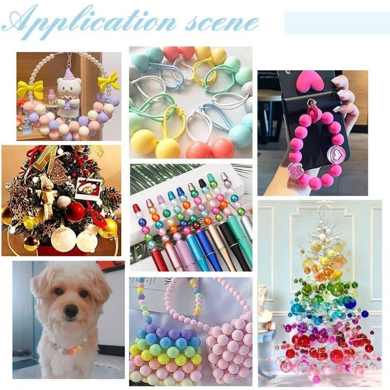 Wholesale PH50 large beads, 20mm cannonball beads, focus beads, colored pen beads, large rhinestone pearl beads, loose beads, spacer beads