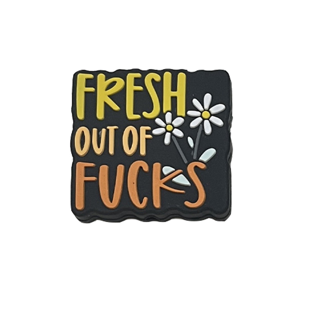 Wholesale 10pcs Cartoon Sunglasses Banana Bug Woodpecker Pattern Silicone Beads