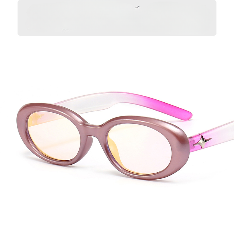 Wholesale Oval Small Frame PC Sunglasses