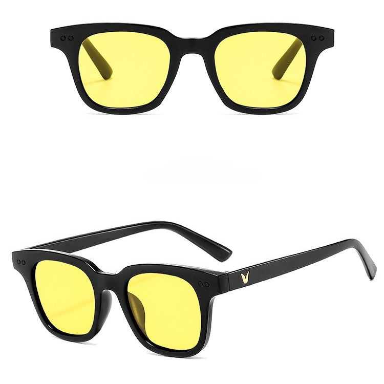 Wholesale New UV Protection Square Small Frame PC Sunglasses