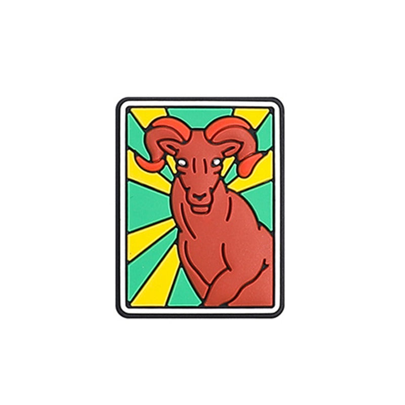 Wholesale 20pcs Bullfighting Horse Rooster Pattern Silicone Beads