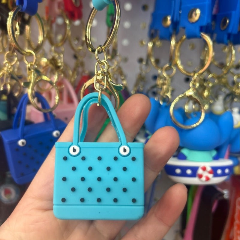Wholesale Little Dot Bag Letter Keychain