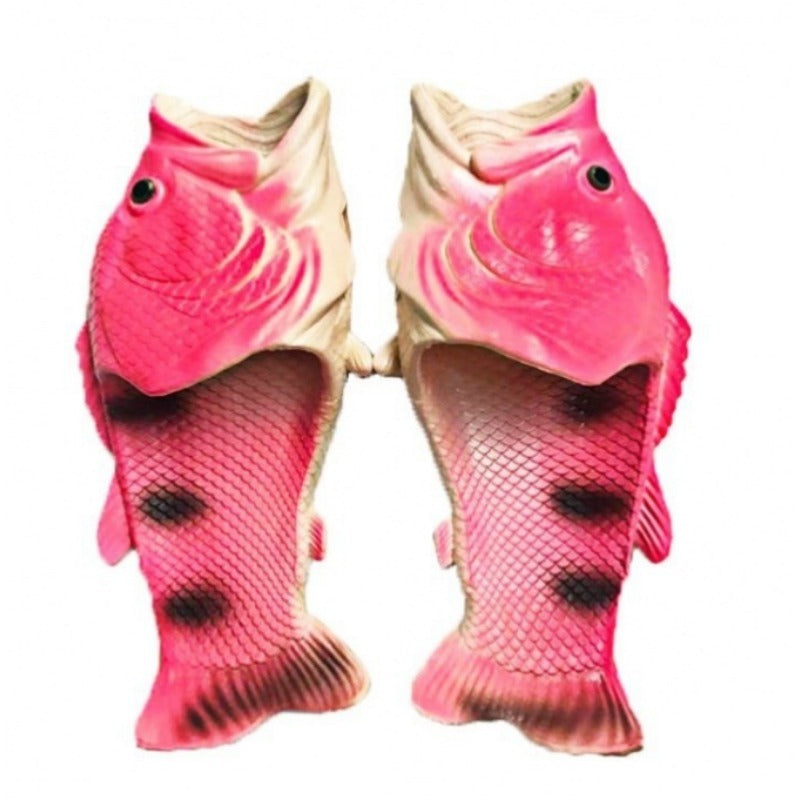Wholesale Salted Fish Funny Fish Mouth Fish Shape Creative Slippers