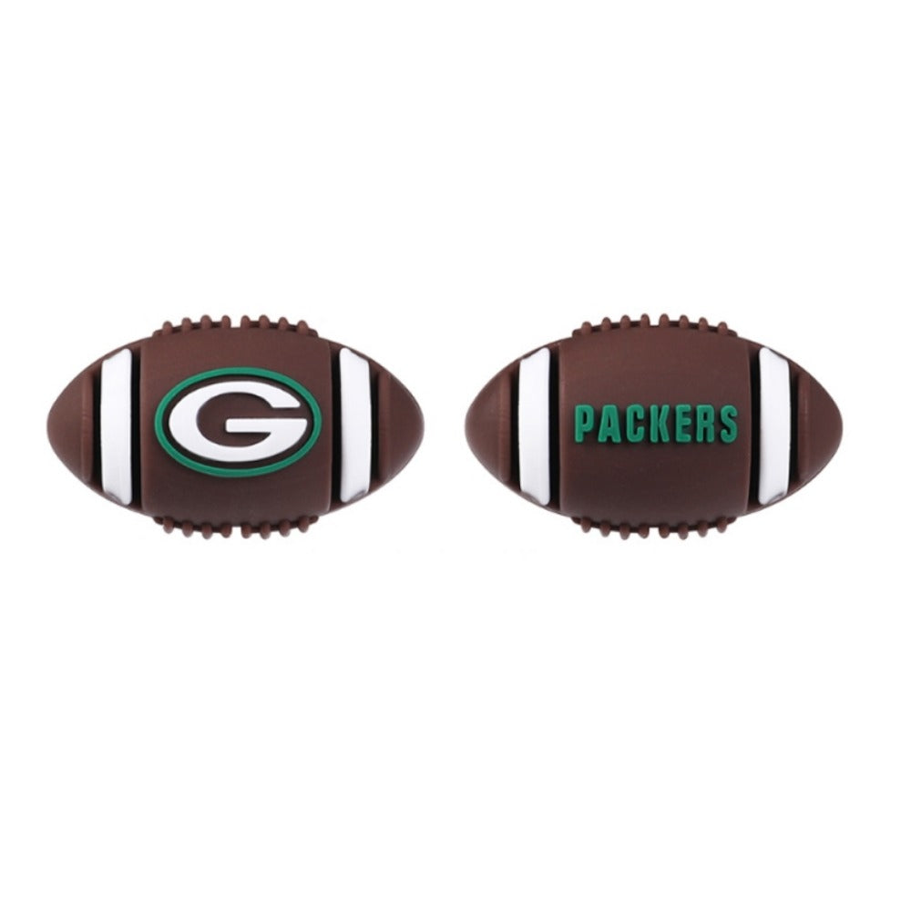 Wholesale 20pcs 3D Rugby Pattern Silicone Beads