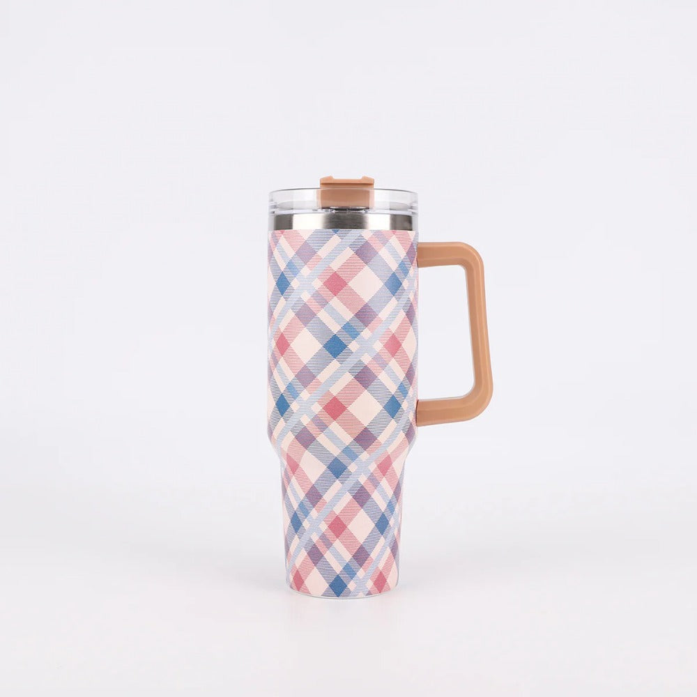 Wholesale Tumbler 40oz Printed Handle 1200ml Thickened Insulation Ice Cup