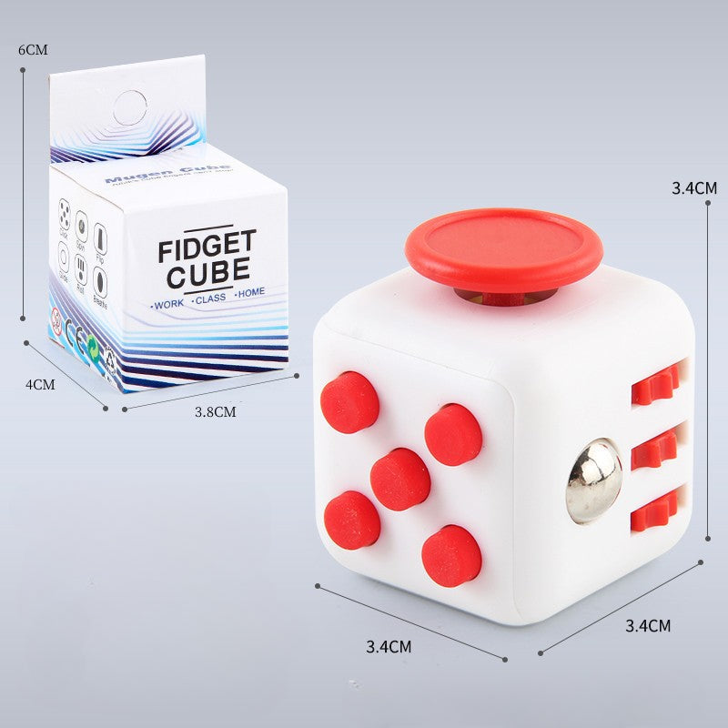 Wholesale 6-sided UV Decompression Infinite Finger Mini Magic Cube