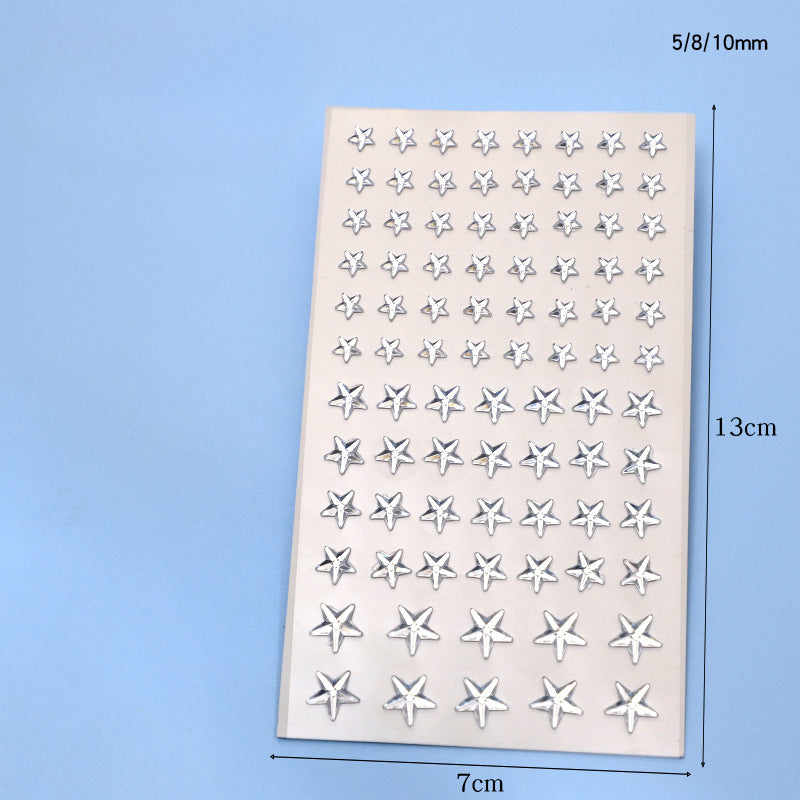 Wholesale Acrylic AB Diamond Antique Feng Hua Dian Makeup Stage Performance Eye Patch Diamond Eyebrow Center Patch