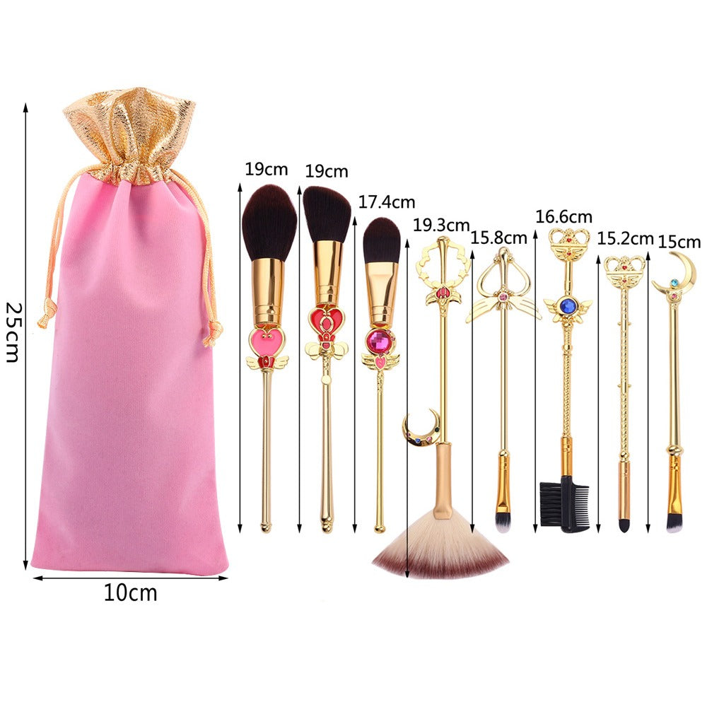Wholesale Unicorn Sailor Moon Makeup Brush Tool Set