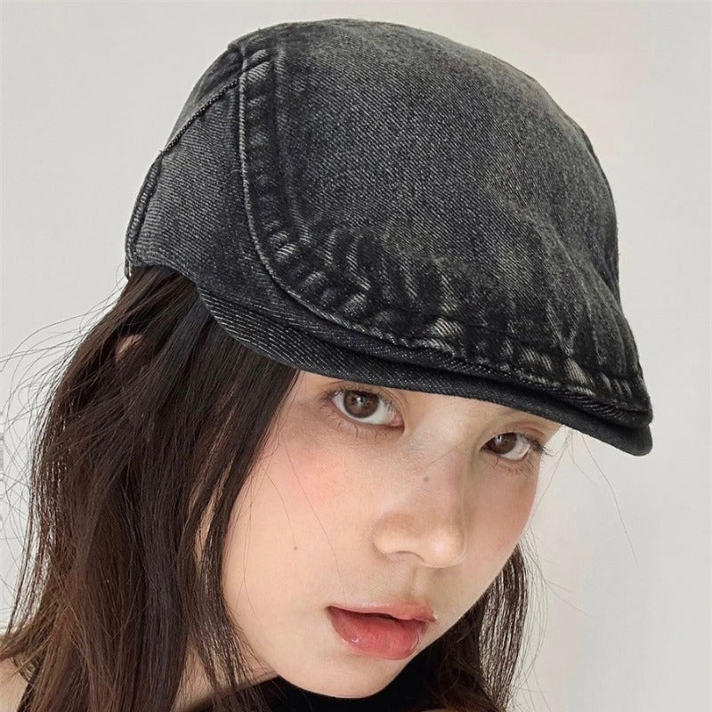 Wholesale Retro Versatile Denim Adjustable Front Hat