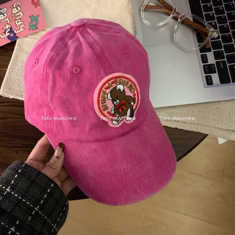 Wholesale Love Cartoon Cat Bear Cotton Baseball Hat