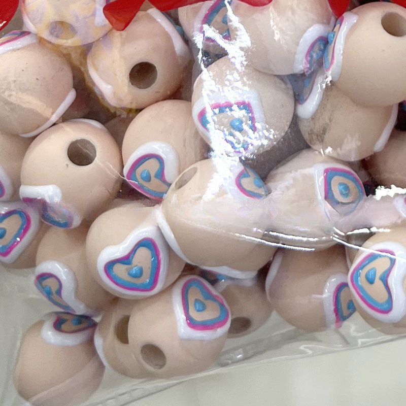 Cuentas acrílicas de 200pcs de 200 piezas al por mayor