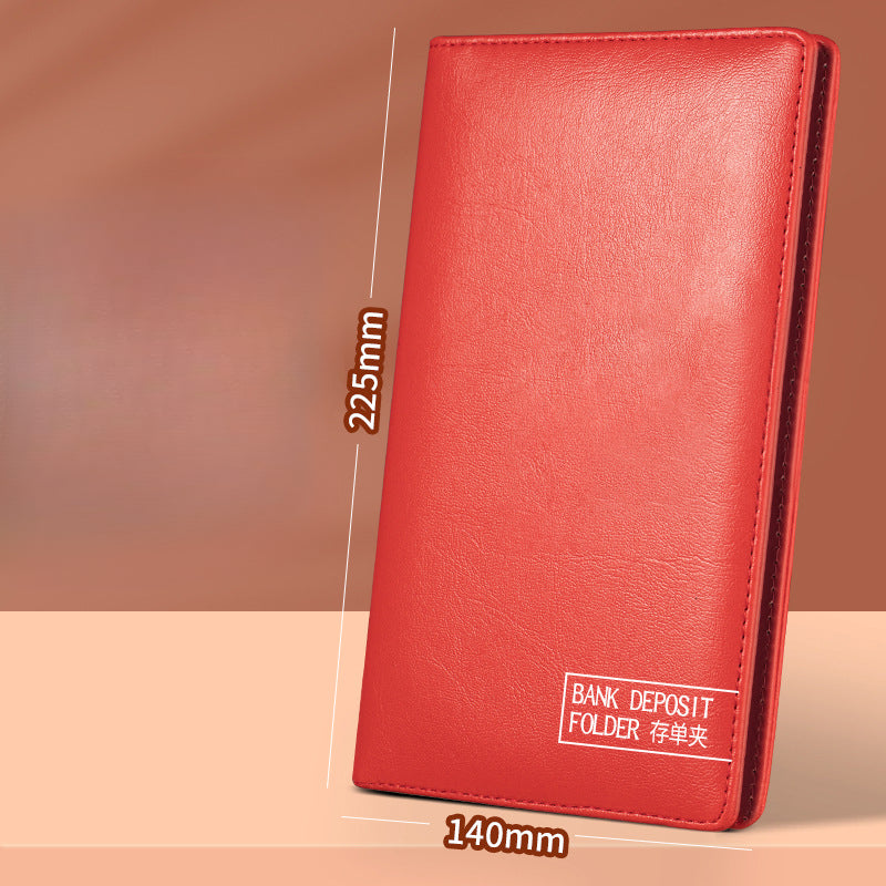 Wholesale PU Single Folder IOU Sorting Book