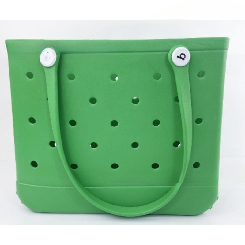 Wholesale Silicone Hollow Hole Handbag Beach Vacation Tote Bag