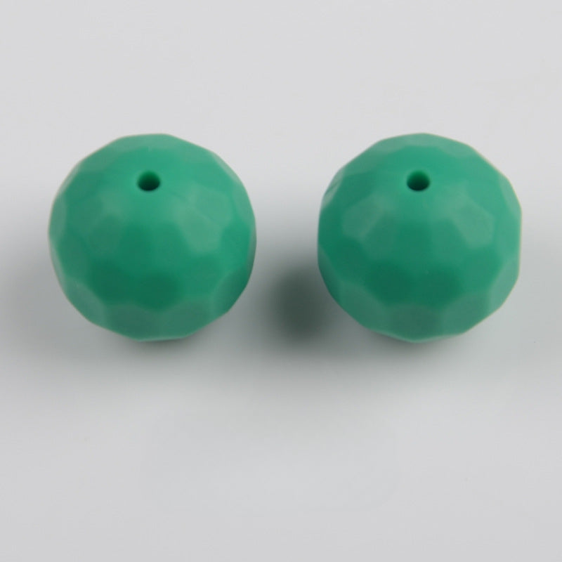 Wholesale 100PCS/PACK 16MM Food Grade Round Rhombus Silicone Beads