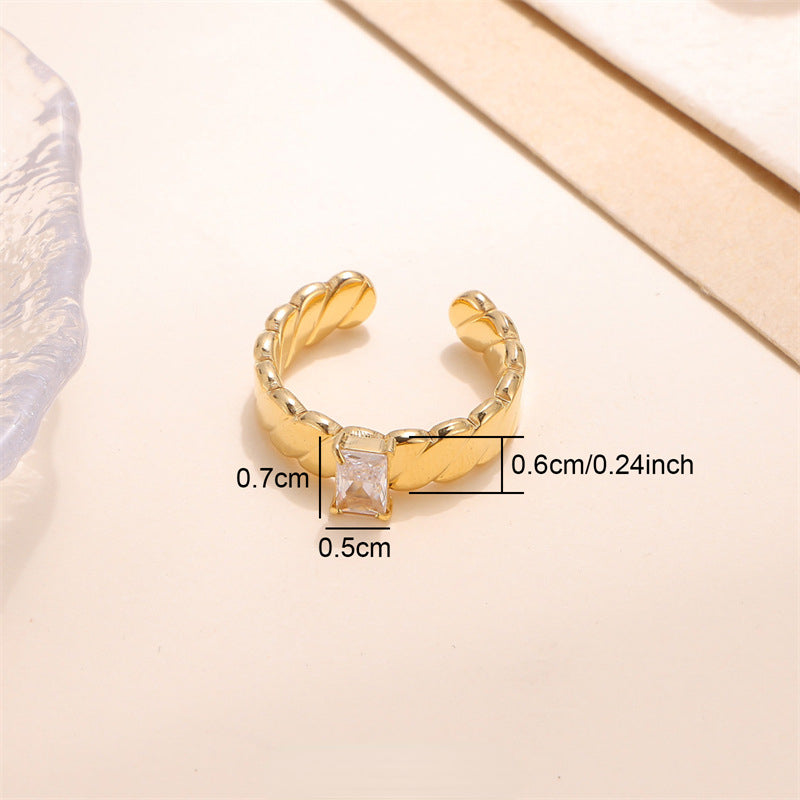 Wholesale Stainless Steel Diamond Ring