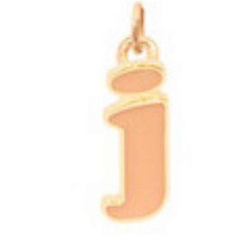 Wholesale Candy Colored Letter Titanium Steel Necklaces
