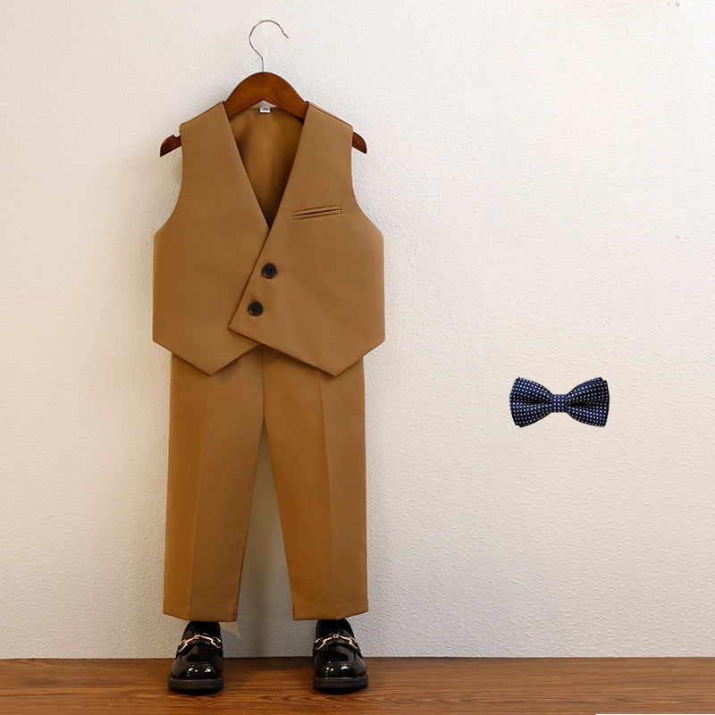 Wholesale Boys Polyester Vest Set