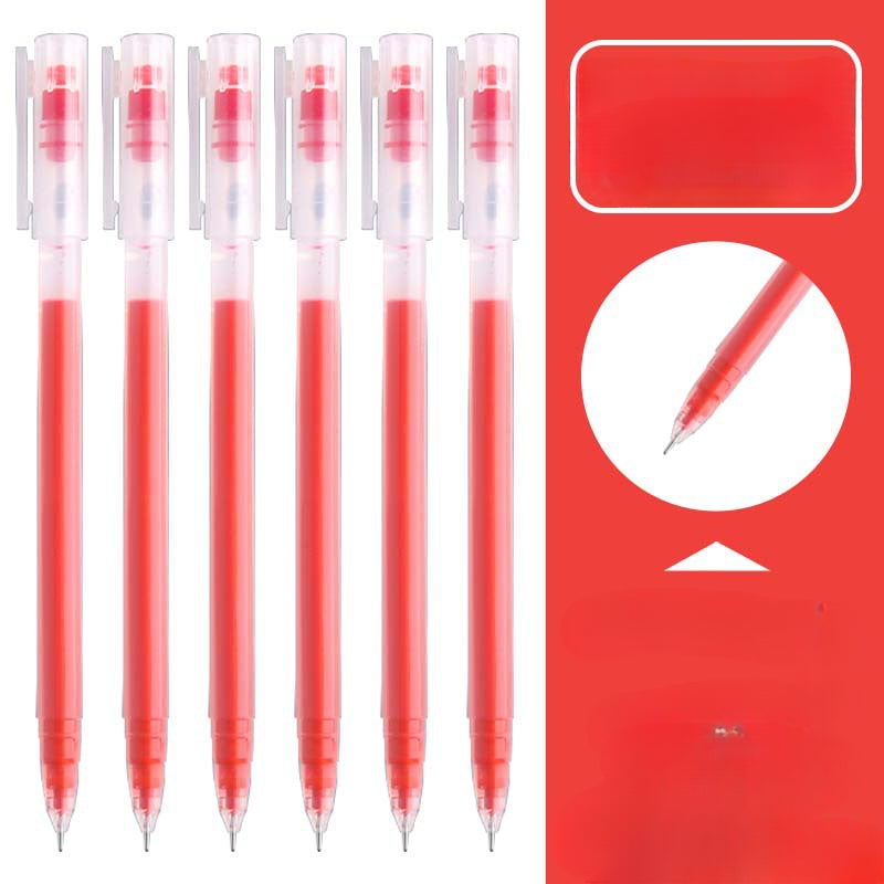 Wholesale Large Capacity Frosted Simple Plastic Neutral Pens