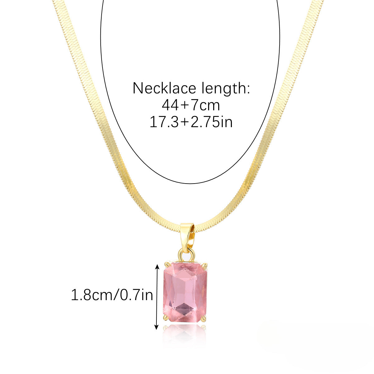 Wholesale of Simple and Colorful Love Crystal Necklaces