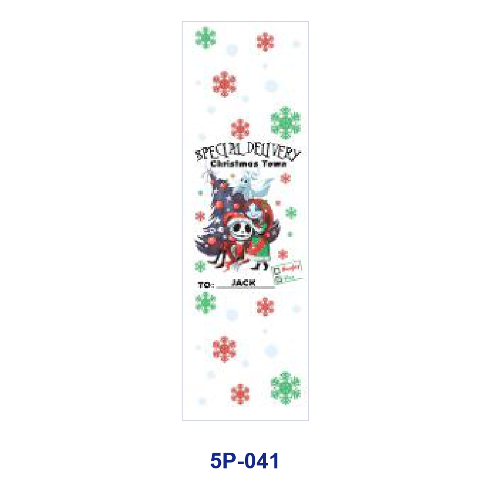Wholesale 2/ 8/ 16pcs Winter Christmas Spooky Skeleton Snowflake Gift Element Print Pen and Bookmark Stickers UV DTF Wraps OLY Exclusive