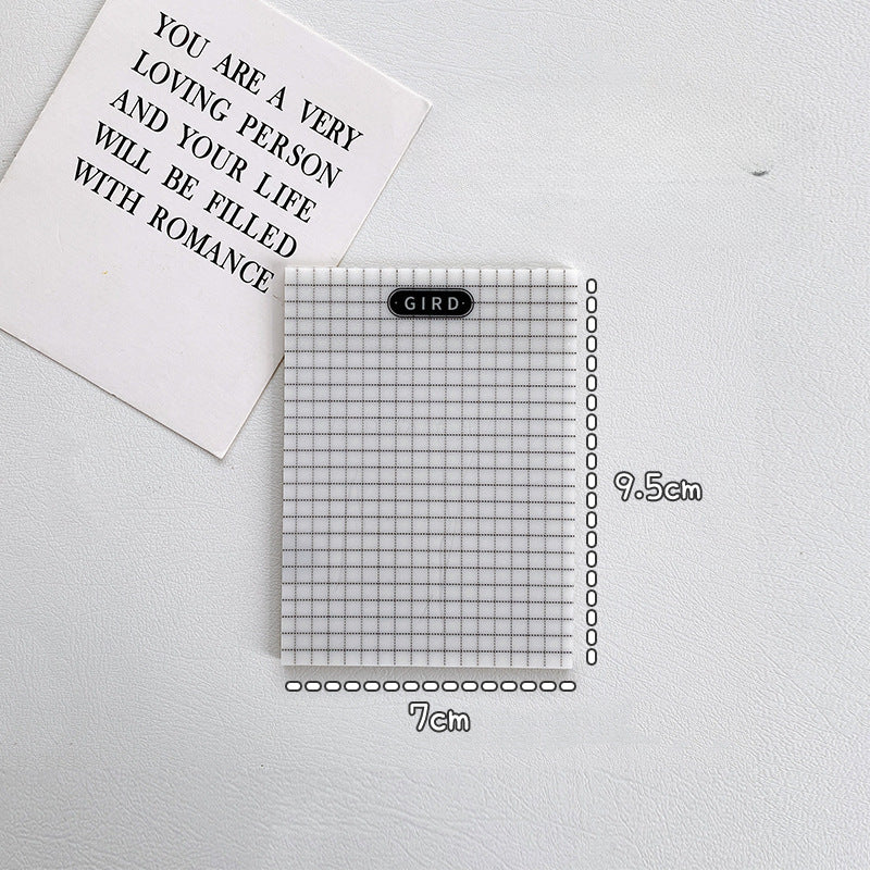 Wholesale Transparent Material Mesh Translucent Sticky Notes