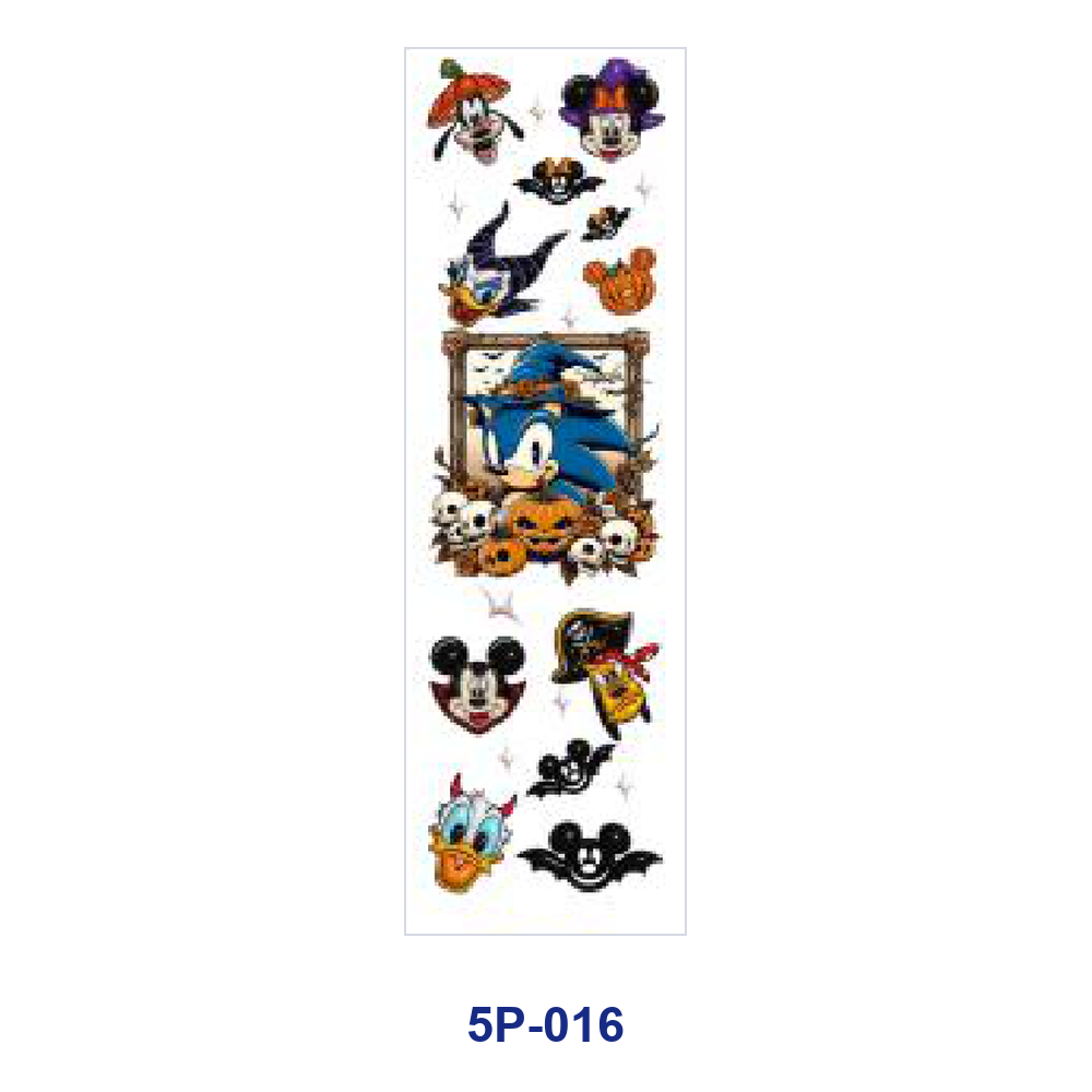 Wholesale 2/ 8/ 16pcs  Pumpkin Bat Ghost Spooky Gothic Print Pen and Bookmark Stickers UV DTF Wraps OLY Exclusive