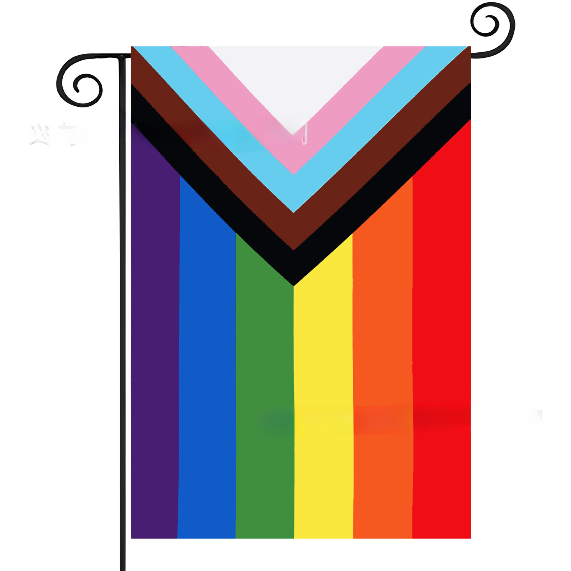 Wholesale Linen LGBT Rainbow Garden Flag