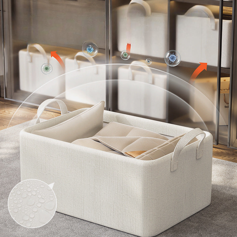 Wholesale Foldable Linen Steel Frame Storage Boxes