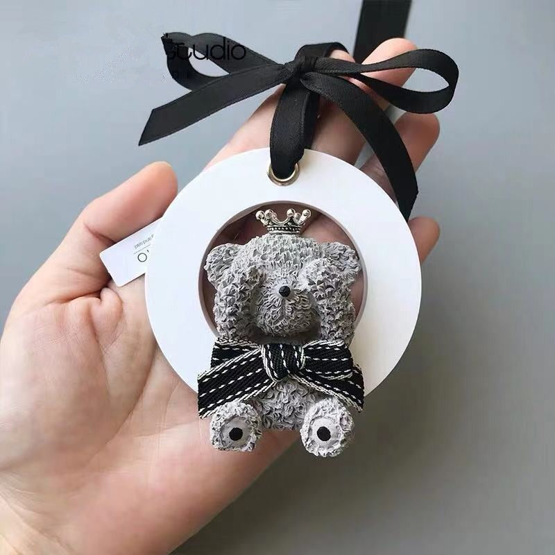 Wholesale Gypsum Teddy Bear Aromatherapy Car Accessories