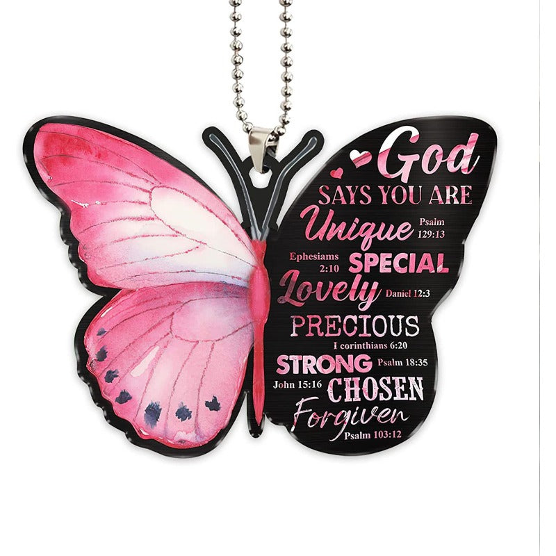 Wholesale Butterfly Acrylic Keychain Accessories