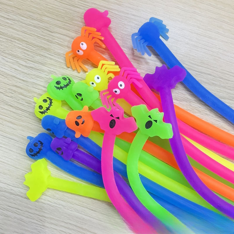 Wholesale of Halloween Skeleton Release and Decompression TPR Toys