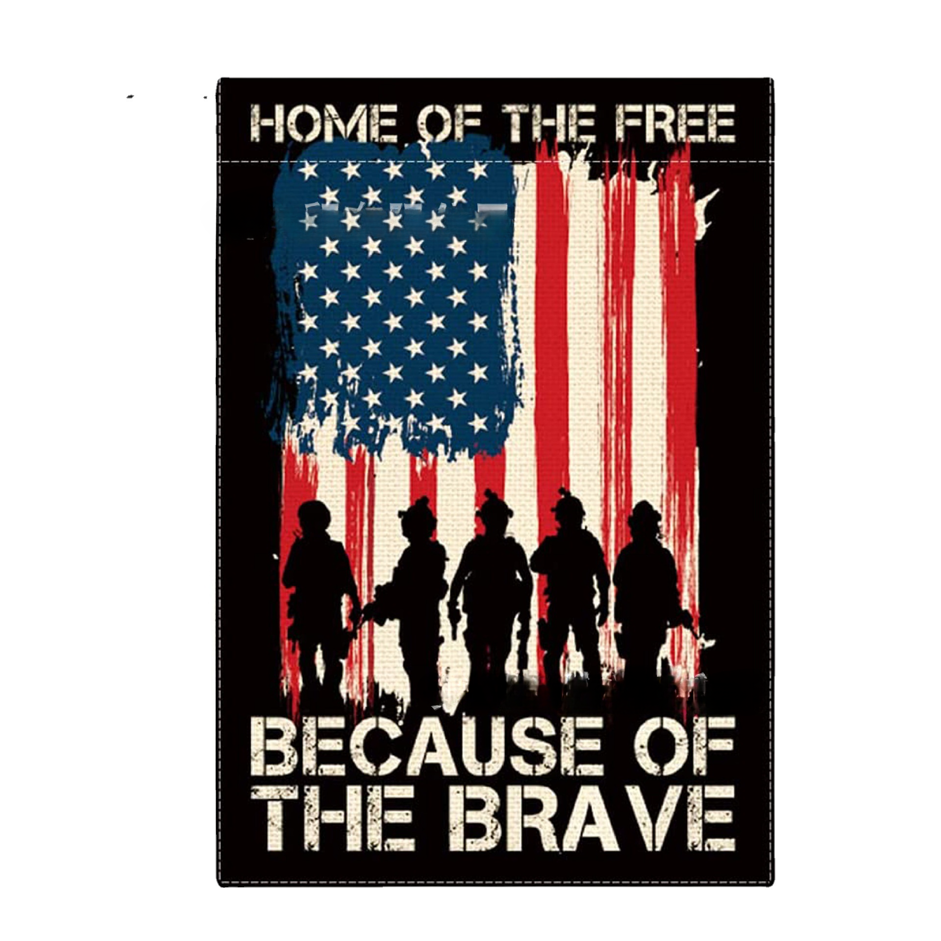 Wholesale Linen Fourth of July Garden Flags