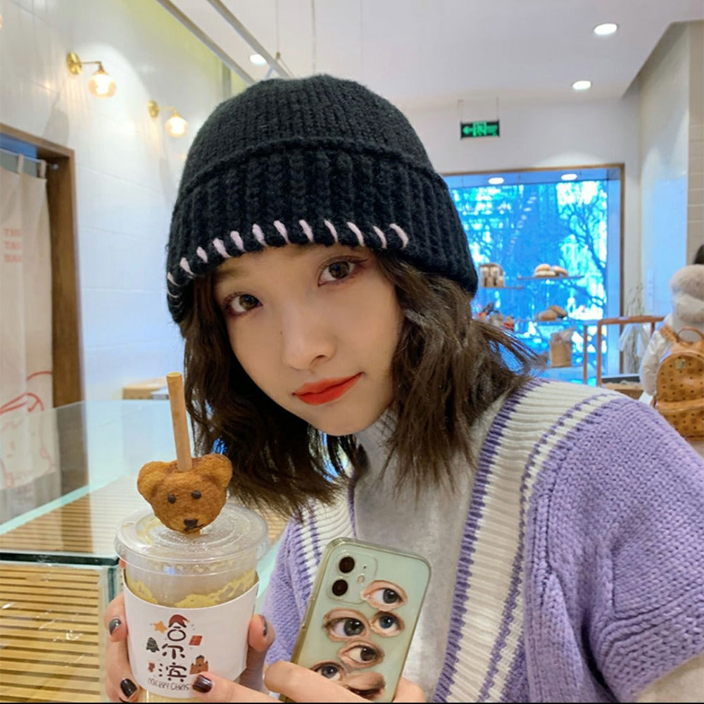 Wholesale Knitted Coarse Woolen Fisherman's Hats