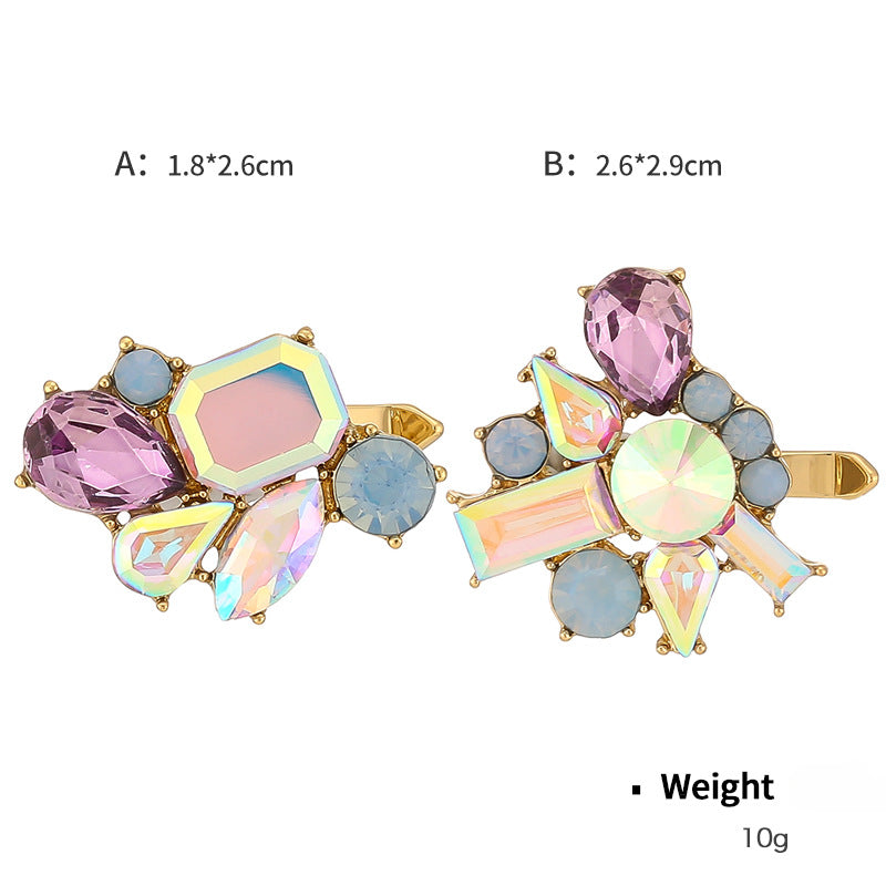 Wholesale Alloy Diamond Plated Hair Clip