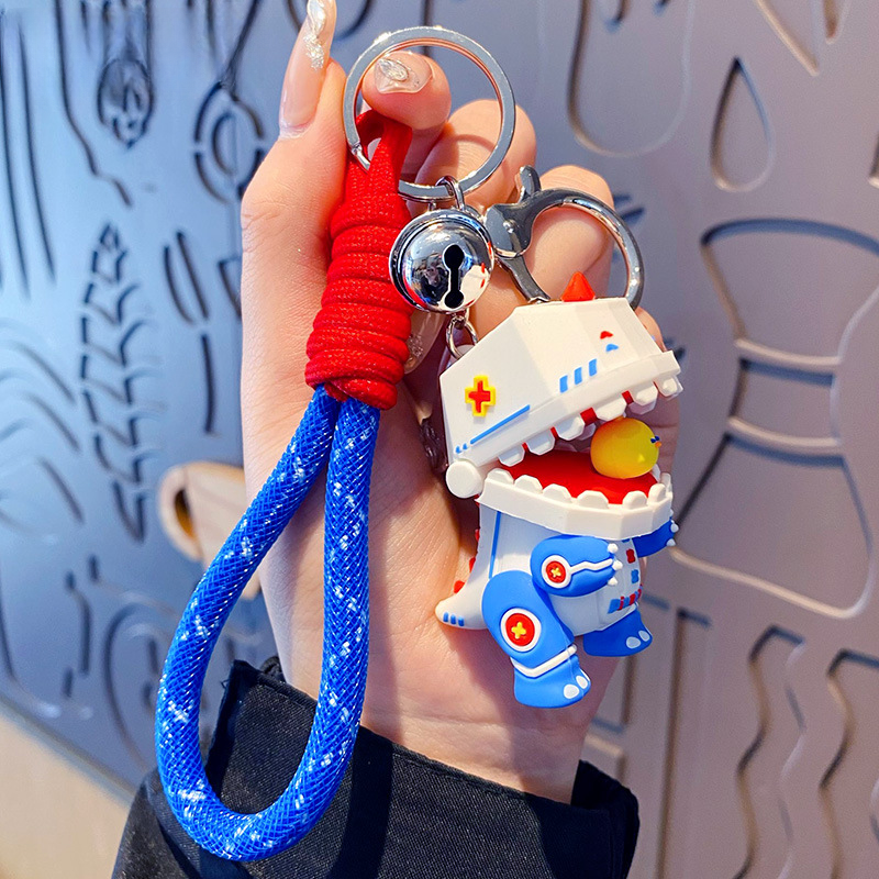 Wholesale Cartoon Dinosaur Bracelet Resin Keychains