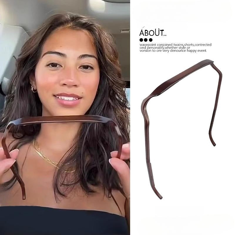 Wholesale Square Glasses Contact Fixed Sunglasses Sunglasses Hair Bands