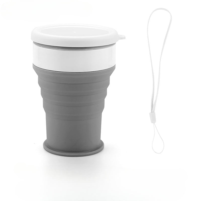 Wholesale New Silicone Folding Cup Set Water Cup