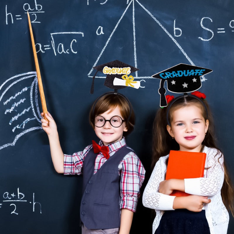 Wholesale Graduation Season Bachelor's Hat Certificate Plastic Headband