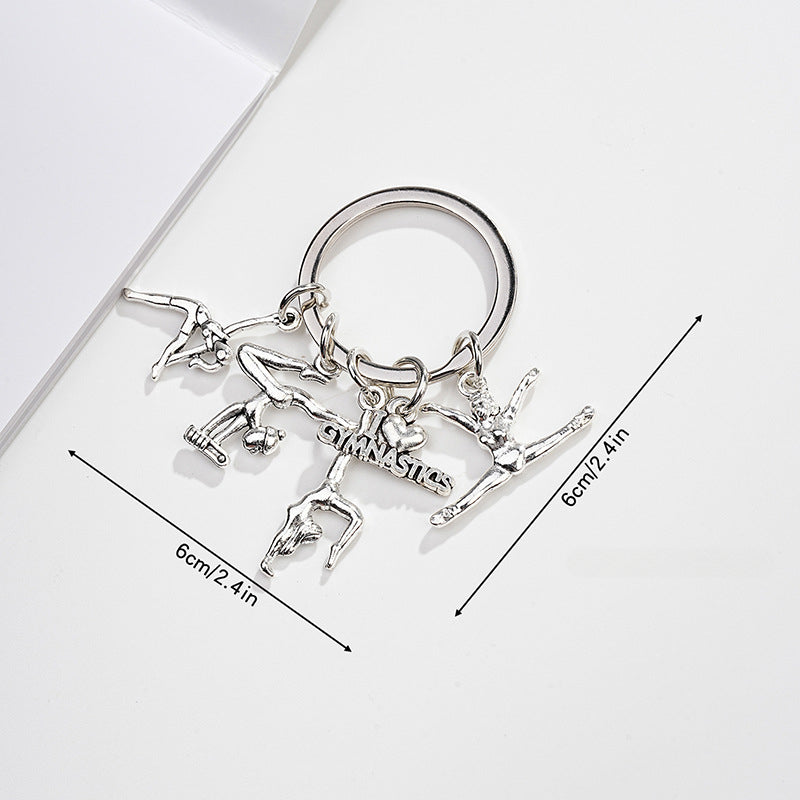 Wholesale Metal Baseball Sailing Car Keychain