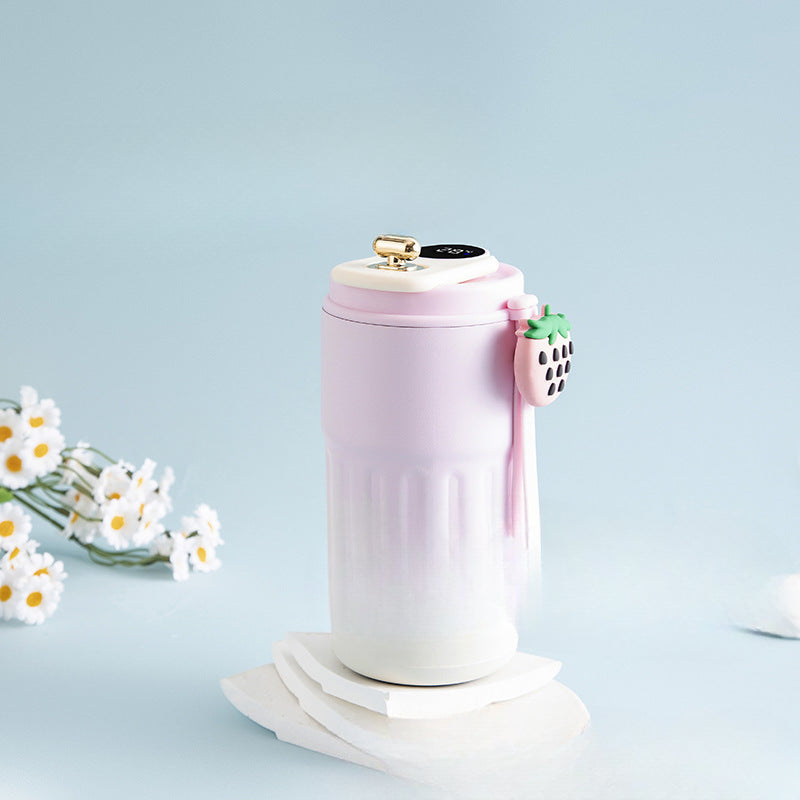 Wholesale Thermos Cup Stainless Steel Handle Rope Portable Hand Cup