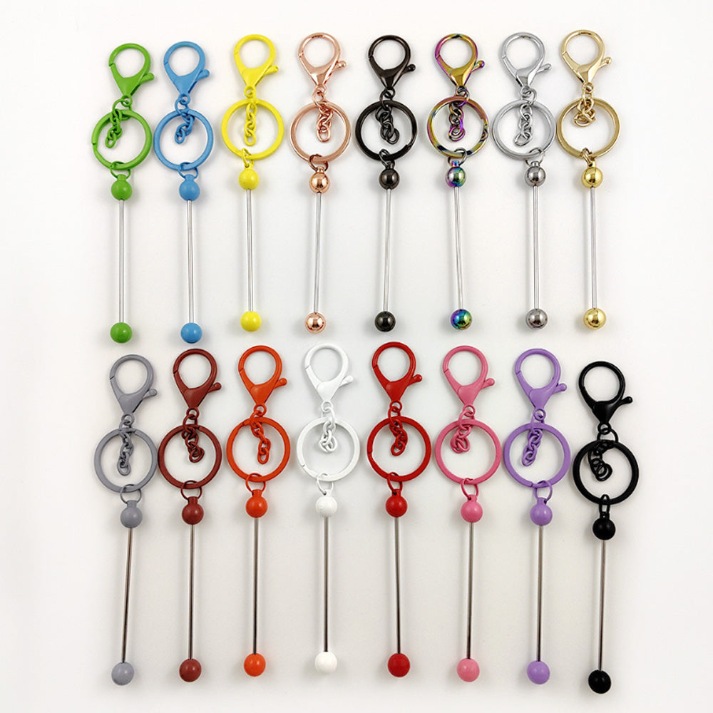 Wholesale Beadable Bar Metal DIY for Beaded Keychains bf