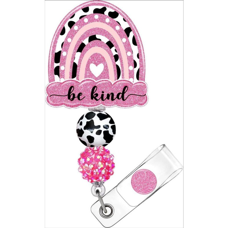 Wholesale Acrylic Plastic Beaded Glitter Easy Pull Buckle Telescopic Rotating ID Buckle Telescopic Buckle Keychain